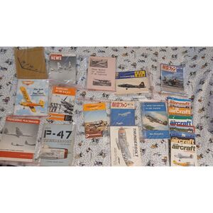 Large Lot of Aircraft Airplane Books and Magazines  USAF Air Force Military WW2